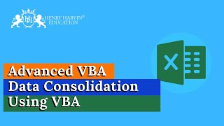 Data Consolidation using VBA | Best Advanced Excel Tutorial for Beginners | @Henry Harvin Data Science