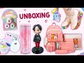 MY NEW SCHOOL SUPPLIES UNBOXING - BTS SUPPLIES REVIEW - NEW CLEAR SHOES UNBOXING