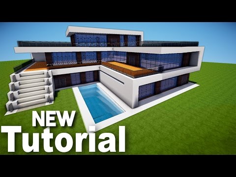 Minecraft: How to Build a Realistic Modern House / Best Mansion 2016 Tutorial Minecraft: How to Build a Realistic Modern House / Best Mansion 2016 Tutorial