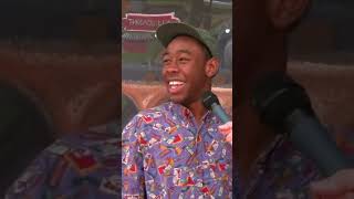 Tyler the Creator to Nardwuar: “You with the Feds??” #tylerthecreator #nardwuar #shorts