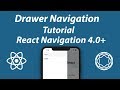 React Navigation v4.0 Drawer Navigation Tutorial
