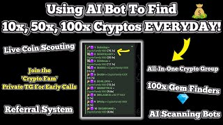 Using AI Bot To Find Best 10x, 50x, 100x Cryptos For PROFIT #Crypto #AI #Altcoin