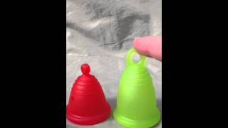 Small MeLuna menstrual cups shorty vs regular