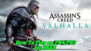 How To Play Assassin's Creed Valhalla (PS4-PS5) for FREE