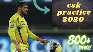 csk practice match 2020  | csk practice session 2020 | CSK | IPL 2020