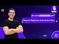 Remove Duplicates from Sorted List Arabic (6) | data structures javascript leetcode | leet code DS