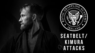 Seatbelt/Kimura attacks and control from the back.