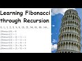 Simple Recursion, the Fibonacci Sequence