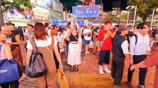 [4K] 渋谷の夜景。東京、日本。Shibuya , Tokyo , Japan.