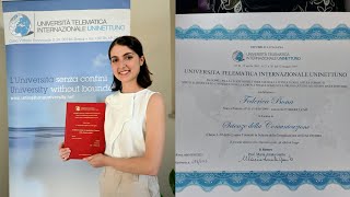 Mi sono LAUREATA!🎓 Vi porto con me a ROMA per la discussione della mia TESI alla sede di UNINETTUNO🩵