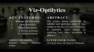 FYP | Viz-optilytics | An Advanced Surveillence System