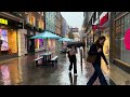 heavy rain in central june 2021🌧 london rain walk🌧 asmr relaxing rain 4k hdr