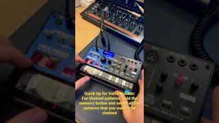 How to chain patterns on Korg Volca Nubass