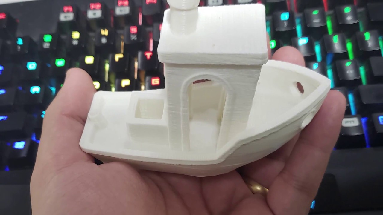 Printing 3d Benchy Boat On My DIY 3d Printer - YouTube