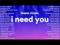 I Need You - LeAnn Rimes 💗 Best OPM Tagalog Love Songs | OPM Tagalog Top Songs 2024 #vol1💗