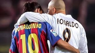 Ronaldinho Gaúcho VS Ronaldo Fenômeno- R10 VS R9 - HD