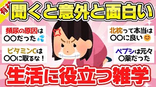 【有益スレ】意外と「へぇ～！」ってなる生活に役立つ雑学・豆知識【ガルちゃん2chスレまとめ】