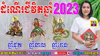 ដំណើរជីវិតឆ្នាំទាំង៣ក្នុងឆ្នាំ២០២៣, ឆ្នាំជូត ខាល រោង លំអិតច្បាស់១០០%