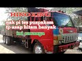 cara menghilangkan asap hitam hino king yg nak ke puspakom#automotif chanel