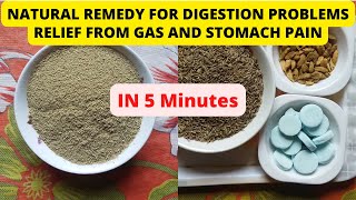 Natural Remedy For Digestion Problems and Body Pain | Relief From Gas and Stomach Pain in 5 Minutes