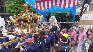 町田天満宮秋季例大祭_2の2・原町田二丁目町内会神輿渡御～着輿 2019/09/22