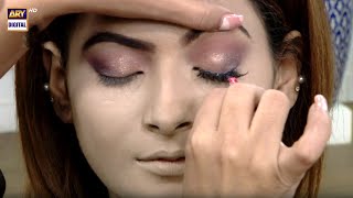 easiest way to apply eyelashes #BeenishPervez #goodmorningpakistan