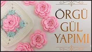 Örgü Gül Yapımı