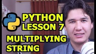 Multiplying string in Python Programming tutorial For Beginners | Urdu Hindi | Lesson 7