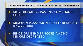 Underage drinking task force shows significant progress in the past 20 years