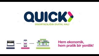 Quick Sigorta   İlk Reklam Kampanyası