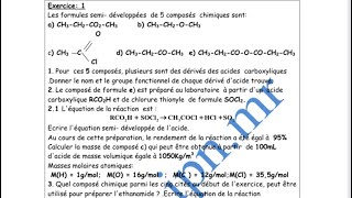 Dérivés des acides carboxyliques