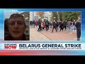 belarus workers go on strike as lukashenko ignores call to resign