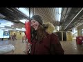 snow in toronto walk and chat to ttc station