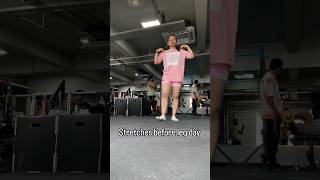 Best stretch’s before leg workout #ytshorts #motivation #ytfitness #stretching #shorts #legday