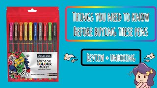 Unboxing Octane Colour Burst Pens | Navya Saraf