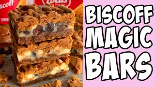 Biscoff Magic Bars! Recipe tutorial #Shorts