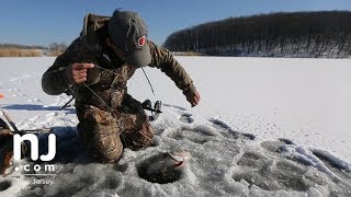 Ice fishing: Rare treat for New Jersey anglers