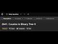 2641. Cousins in Binary Tree II | LeetCode Daily Question | 23/10/24