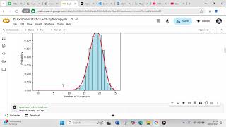 Create a binomial distribution with Python