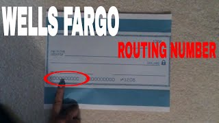 ✅ What Is Wells Fargo Routing Number 🔴