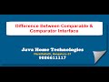 difference between comparable and comparator inter