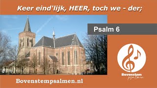 Psalm 6 vers 2 en 4 (samenzang met bovenstem) | Orgel: Dick Slagman | Harp: Leon Koppelman