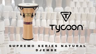 Supremo Series Natural Djembe - Demonstration by Kalani Das, Tycoon Artist