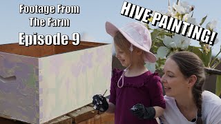 Footage From The Farm: Episode 9 - The Pol Family Paints Bee Hives.