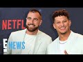 Patrick Mahomes Says Travis Kelce Grew Out His Hair Because of Taylor Swift | E! News