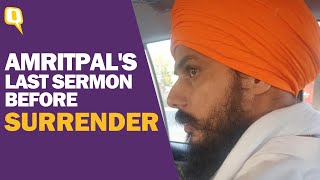 Amritpal Arrested | ‘Will Fight Fake…’: What He Said Before Surrender
