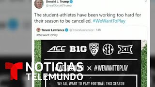 Genera polémica temporada de futbol americano universitario | Noticias Telemundo