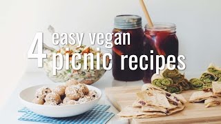 4 easy vegan picnic recipes | hot for food