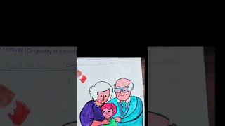 #dada dadi love 💕#grandparentslove #grandparents Drawing