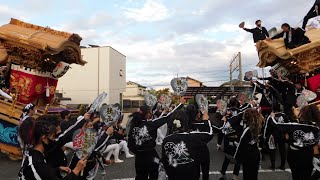 2021.10/10　狭山  東村顔合わせ（狭山 新調入魂式・お披露目曳行③）